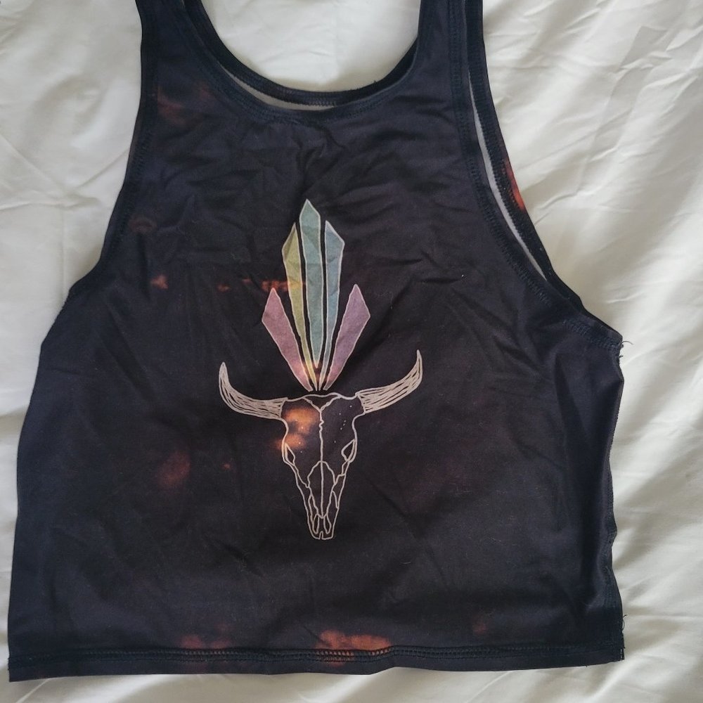 Teeki crop tank